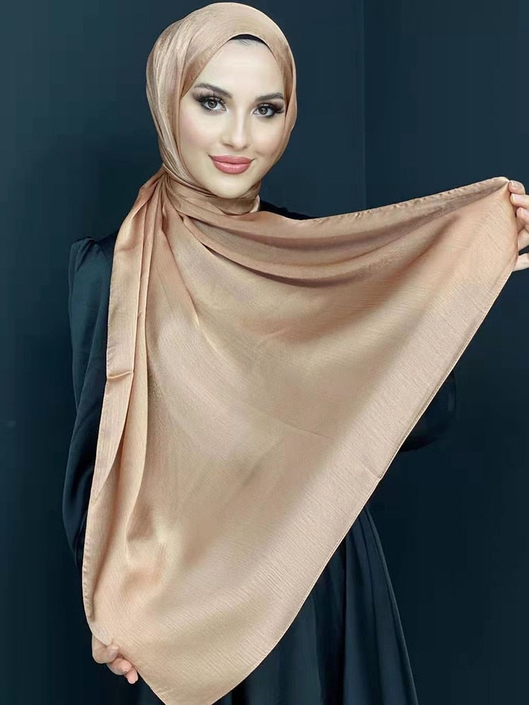 Satin look hijab