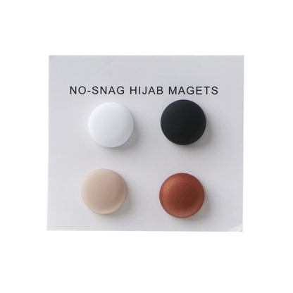 No Snag Hijab magnets 4 pack