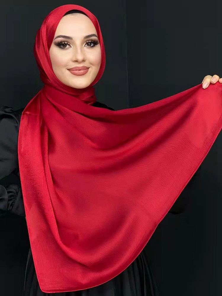 Satin look hijab