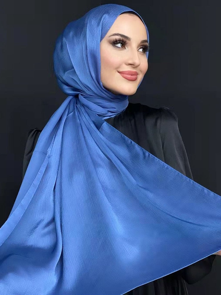 Satin look hijab